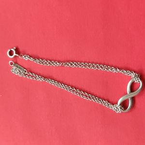 Tiffany silver infinity bracelet